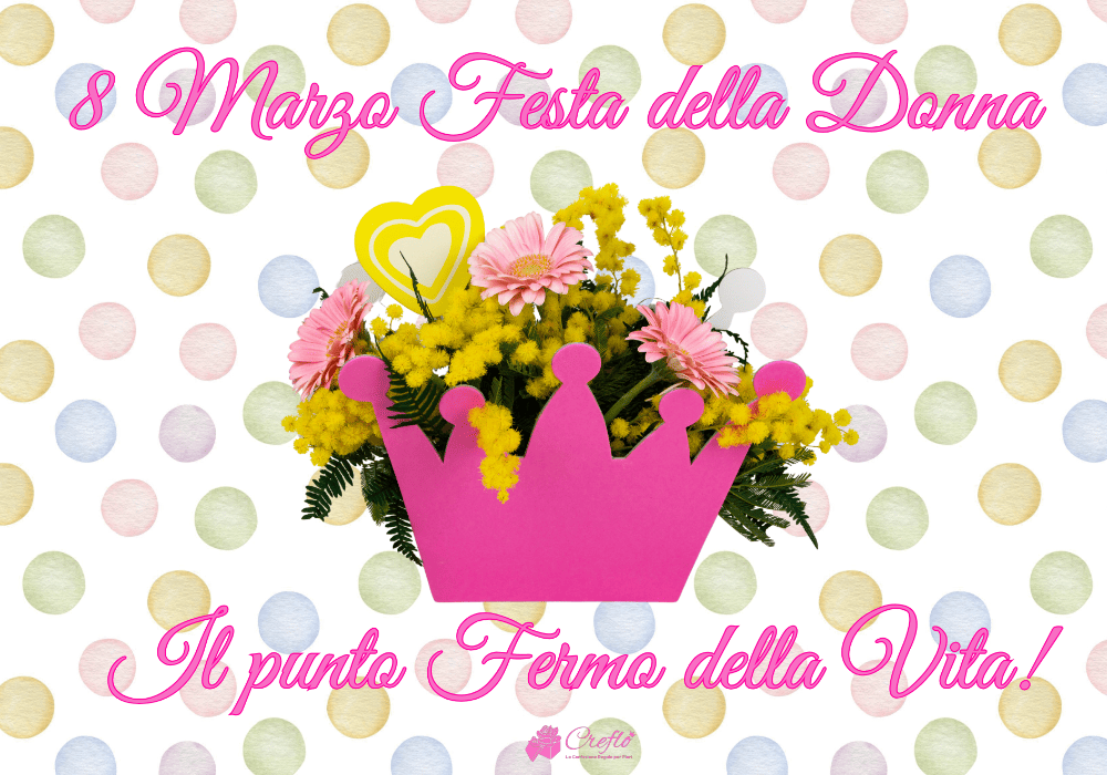 Logo Creflò 8 Marzo Festa delle Donna