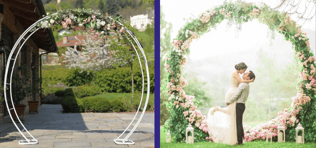 immagine pagina categoria Arco di fiori forma cerchio
