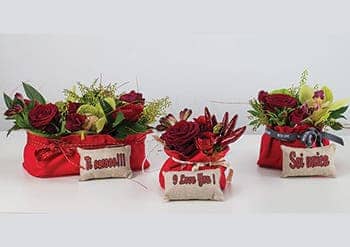 Sacchetti regalo porta sushi di fiori