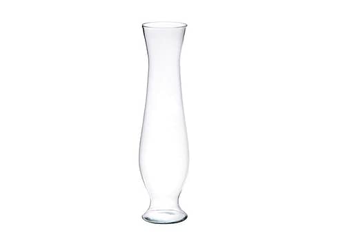 Immagine e commerce Vaso in vetro orchidea sinuoso con scatola espositore alto 70 cm