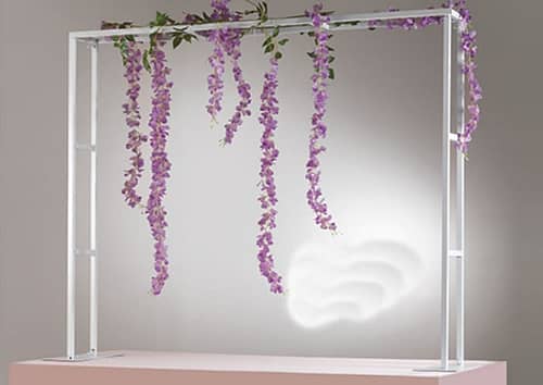 Immagine e commerce Struttura rettangolare centrotavola bianco *** Disponibile dal 31-05-2022