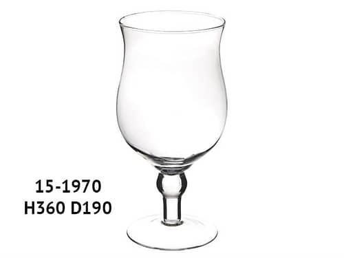 Coppa a calice svasato diametro 19 alto 36 cm