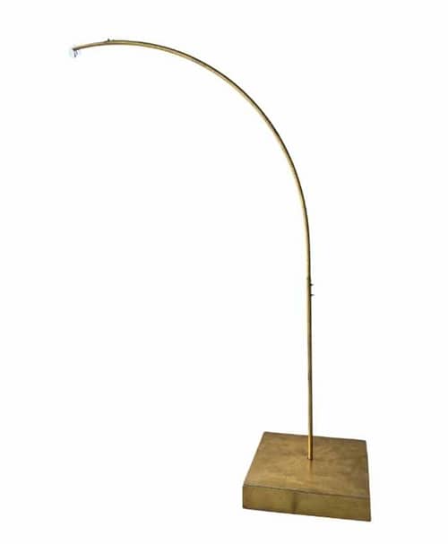 Immagine e commerce Struttura per appendere semiarco metallo oro cassa zavorra da riempire cm 74x74 h250