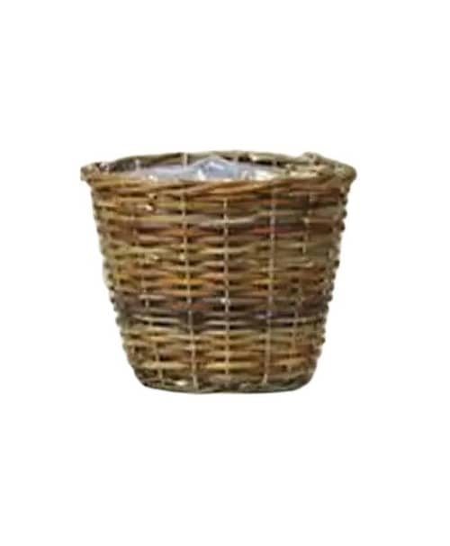 Immagine e commerce Cachepot in vimini grezzo cm 13 h9 per vaso 10 cm