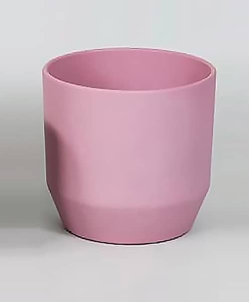Immagine e commerce Portavaso in ceramica con base stretta diametro 27 alto 25 cm-Rosa