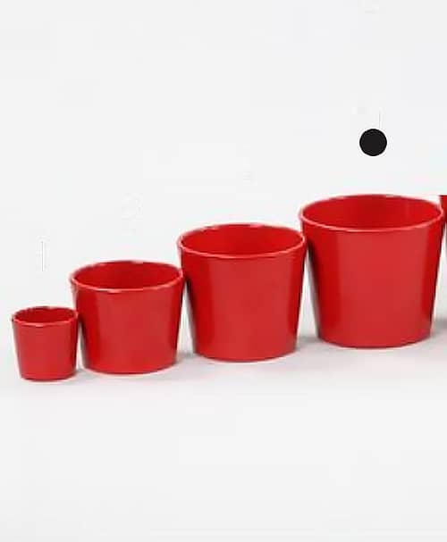 Portavasi-per-piante-diametro-cm-14-ceramica–Rosso