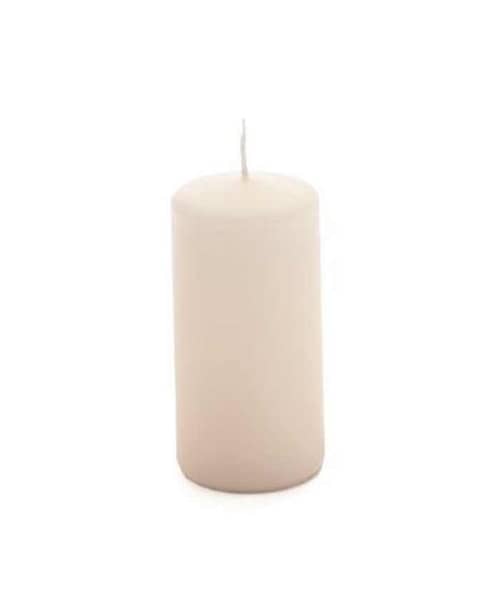 Immagine e commerce Candela Moccolo antigoccia in cera diametro 6 alta 12 cm confezione 16 pz - Avorio