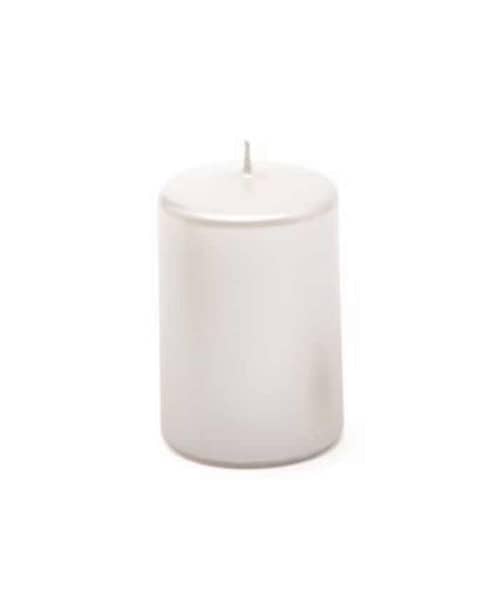 Immagine e commerce Candela Moccolo antigoccia in cera diametro 6 alta 9 cm confezione 16 pz - Bianco Perlato