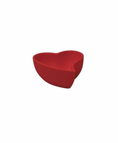 Immagine e commerce Cuore in ceramica Rosso 7x7 h 4 cm