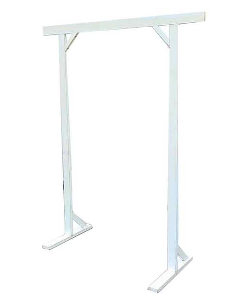 Immagine e commerce Arco in legno Bianco 170x55 h210 cm