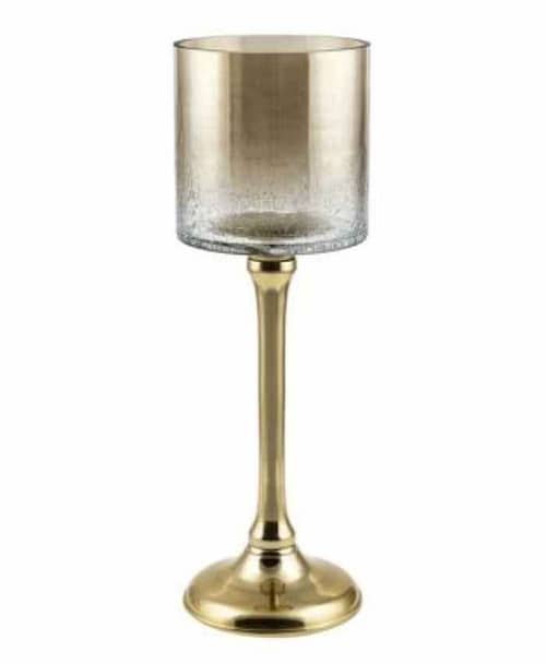 Calice-portacandela-in-alluminio-e-vetro-oro-diametro-10-alto-38-cm