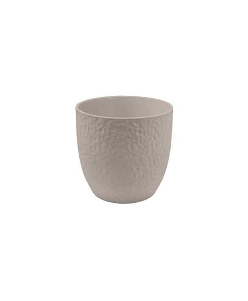 Immagine e commerce Portavaso da interno in ceramica lavorata per piante vaso 9 cm Tortora