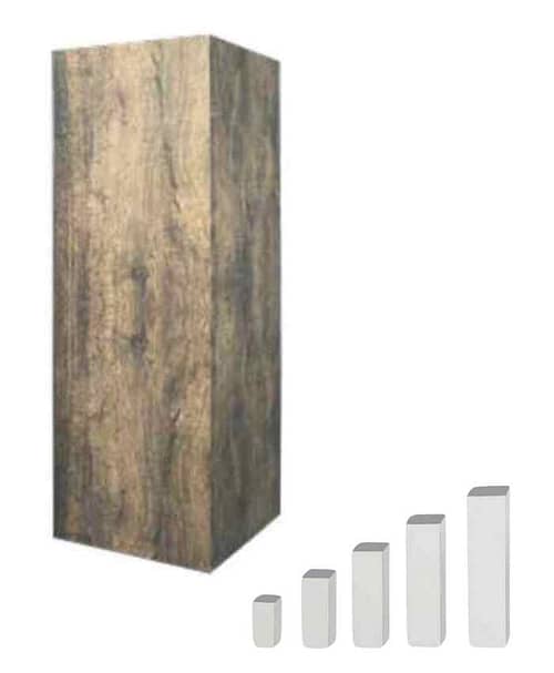 Immagine e commerce Colonna quadra in legno chiaro MDF cm 23x23 h60