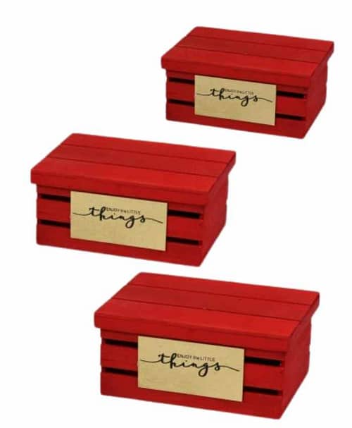 Cesto-confezionamento-Natalizio-Set-3-Scatole-in-legno-Rosso-con-targhetta-cm-Gr-38x28-h-16-Md-34x22