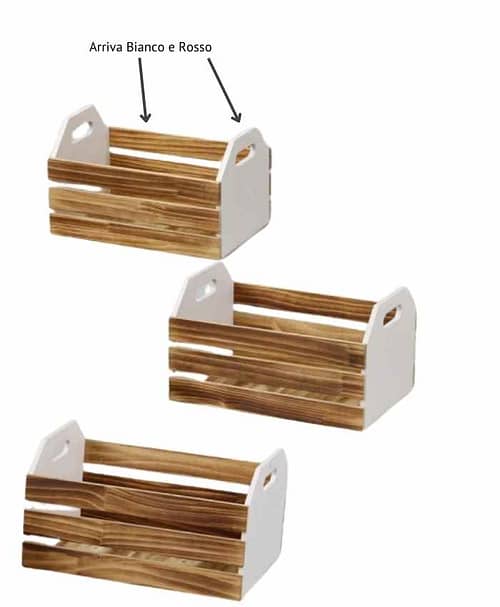 Cesti-confezionamento-Set-3-cassette-legno-Rosso-e-bianco-cm-Gr-40x30-h-22-Md-35x25-h20-Picc-30x20-h