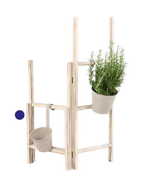 Immagine e commerce Secchello latta da appendere per piante vaso 12 cm colore tortora