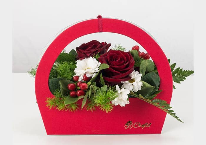 Immagine e-commerce Shorty Bag small confezione regalo per fiori (Rosso appassionato)