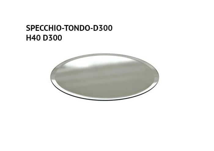 Specchio tondo per centrotavola e addobbi diametro 30 cm