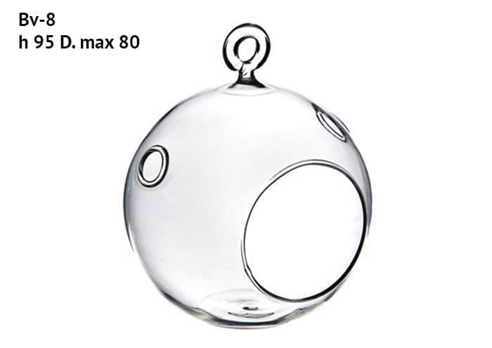 Sfera porta tealight da appendere diametro 8 cm
