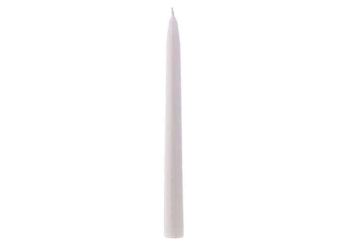Candele coniche antigoccia altezza 25 cm box 48 pz