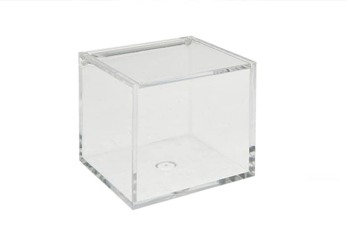 Immagine e commerce Cubo in plexiglass con tappo apribile lato 5 cm