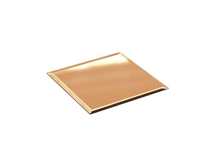 Immagine e commerce Specchio quadrato color oro 20x20 cm