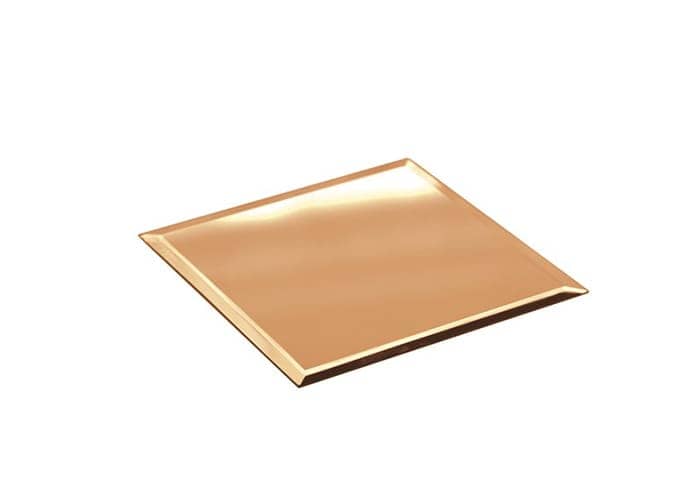 Immagine e commerce Specchio quadrato color oro 30x30 cm