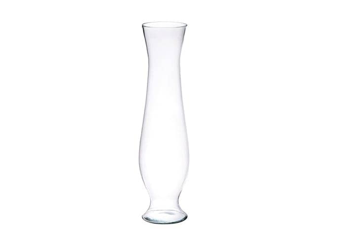 Immagine e commerce Vaso in vetro orchidea sinuoso con scatola espositore alto 70 cm