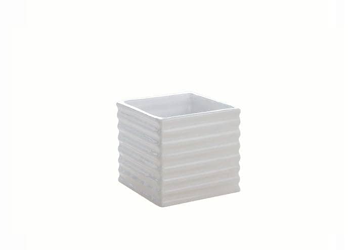 Immagine e-commerce Cubo-in-ceramica-bianca-ondulato-con-lato-12-int-10-cm-2