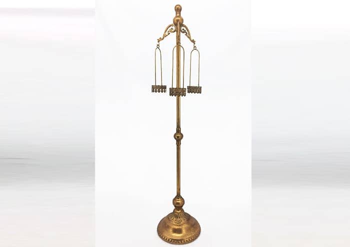 Immagine-e-commerce-Alzata-porta-tea-light-e-ampolle-paravento-oro-barocco-alto-119-cm