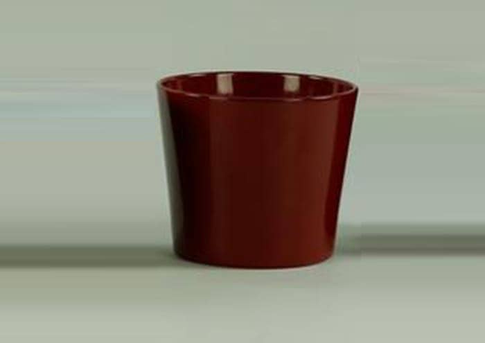 immagine e-commerce-Porta-vaso-per-piante-con-vaso-diametro-cm-20-ceramica-colore-bordeaux