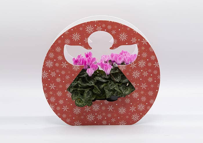 Angel bag confezione regalo per fiori colore Fantasia di Natale
