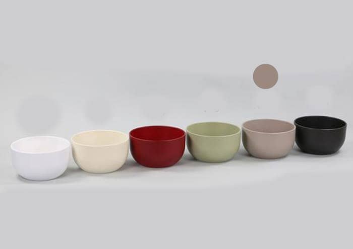 Immagine e commerce Ciotole in ceramica tortora opaco diametro cm 26 h14