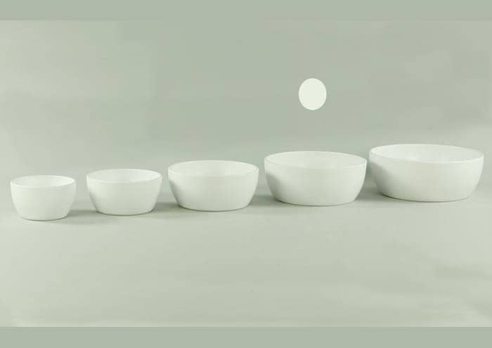 Immagine e commerce Ciotola ceramica tonda bianca diametro cm 26 h10