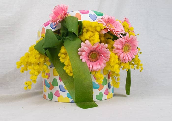Waveflò cm 20 - Flowerbox tonda fantasia multicolor