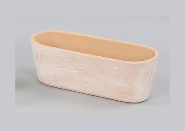 Immagine e commerce Portavaso da interno forma ovale colore nocciola per 3 vaso 12