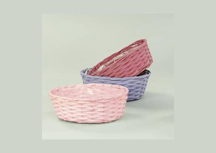 Immagine e commerce Cesti vimini a ciotola assortiti 3 colori diametro cm 21