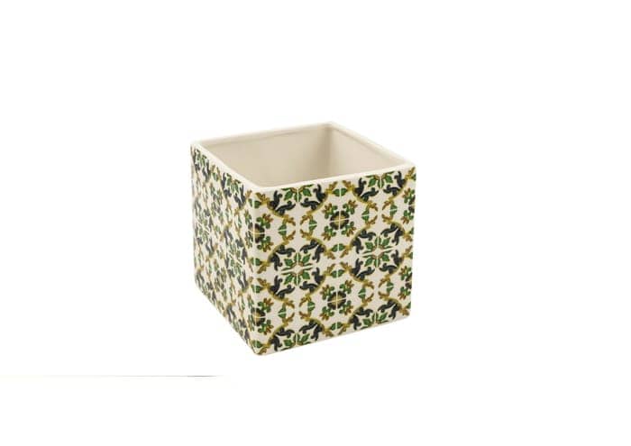 Immagine e commerce Vasetti ceramica quadrati cm 6x6 decorazione maiolica
