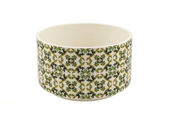 Immagine e commerce Ciotola ceramica tonda diametro 23 decorazione maiolica