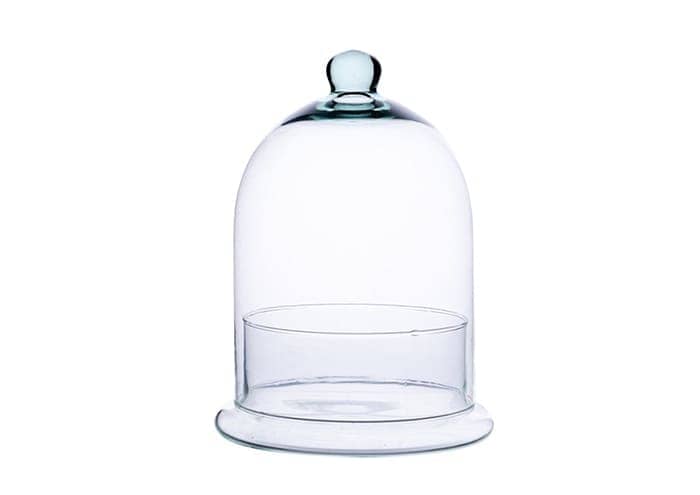 Immagine e commerce Cupola di vetro con base interna forma cilindrica cm 19 h25
