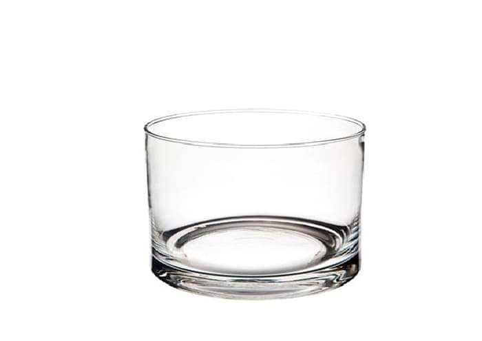 Immagine e commerce Cilindro in vetro basso e largo diametro 15 cm alto 10
