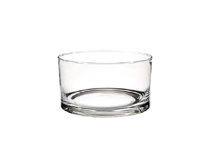 Immagine e commerce Cilindro in vetro basso e largo diametro 25 cm alto 12