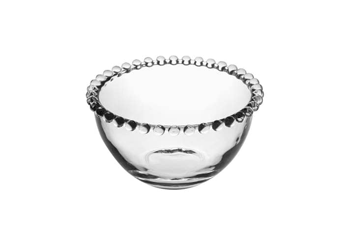 Immagine e commerce Ciotolina vetro tonda con orlo decoro bolle cm 13 h7