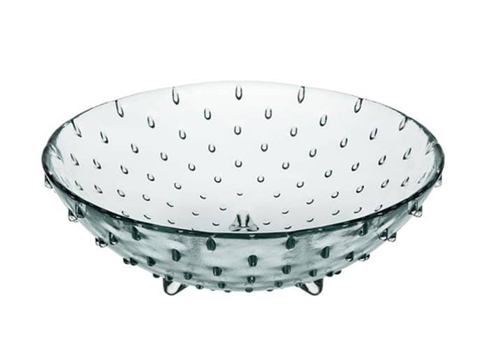 Immagine e commerce Centrotavola vetro decorazione gocce con piedini diametro 30 h9 cm