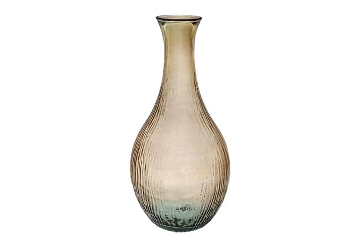 Immagine e commerce Vaso vetro alto forma anfora color tortora cm 34 h75