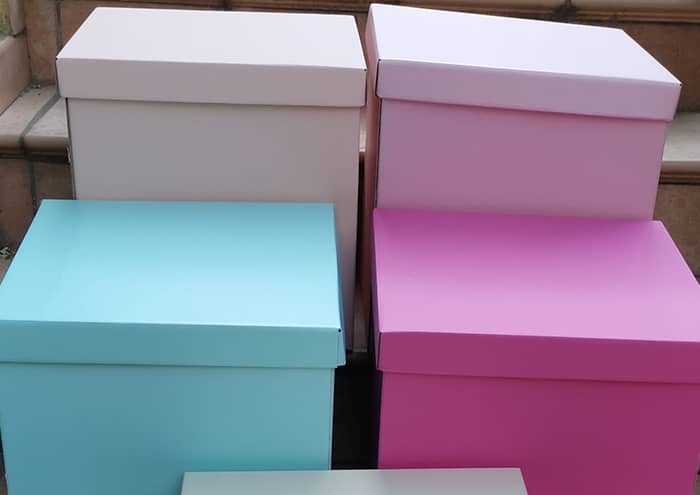 Wedding Box scatola porta bouquet da matrimonio cm 30x30x34 - immagine 2
