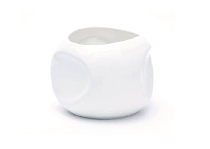 immagine e-commerce Vaso-in-ceramica-forma-sferica-irregolare-per-piante-vaso-15-cm--bianco
