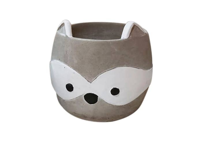 Immagine e commerce Vaso a forma di testa di Procione alto 17 cm