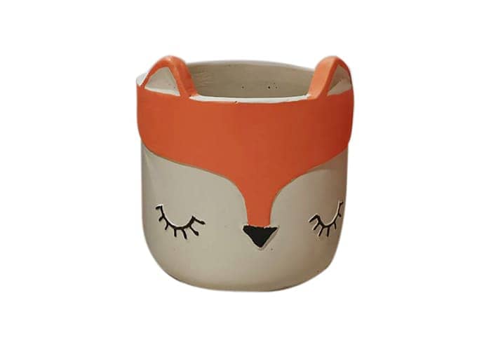 Immagine e commerce Vaso a forma di testa di Volpe alto 17 cm