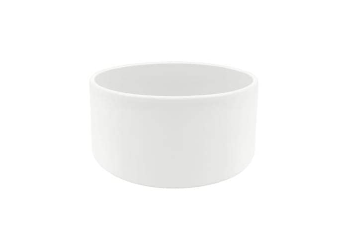 Immagine e commerce Ciotola ceramica per piante forma cilindro colore bianco cm 28 h15
